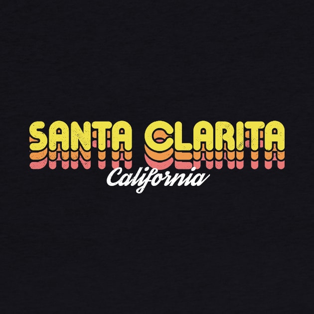 Retro Santa Clarita California by rojakdesigns